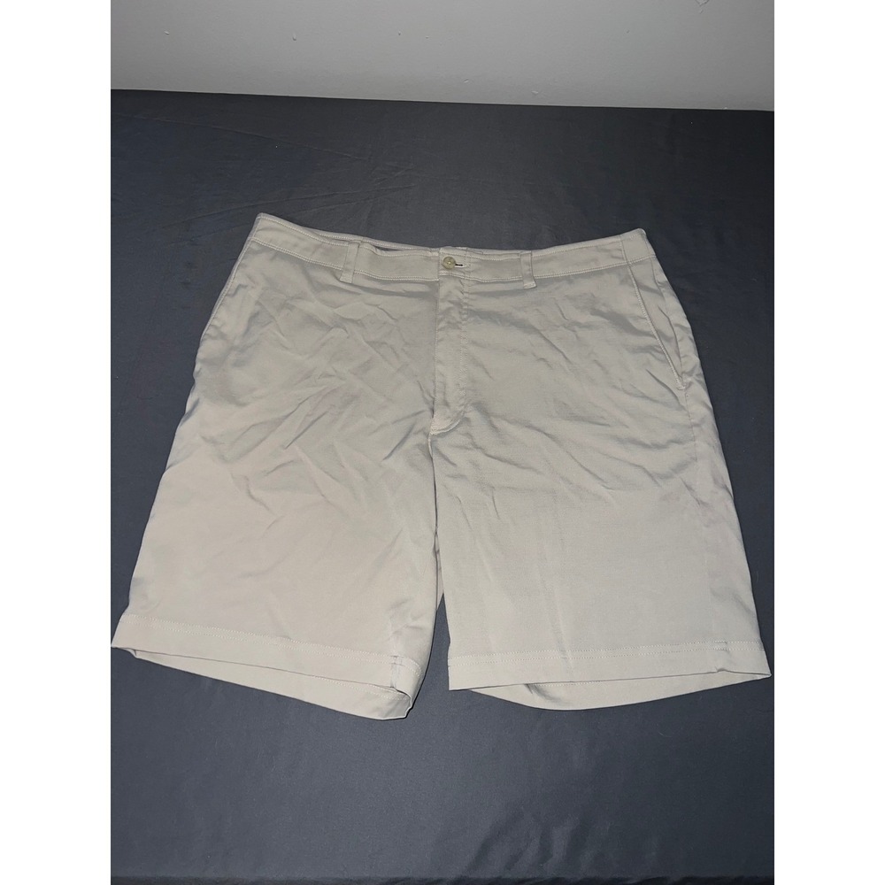 Pro Tour Mens Golf Shorts Gray Flat Front Performance Stretch Size 38